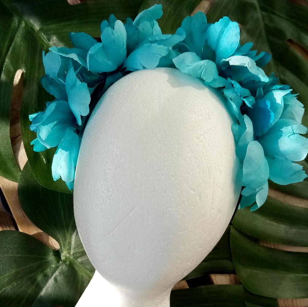 Turquoise Dreams Flower Crown